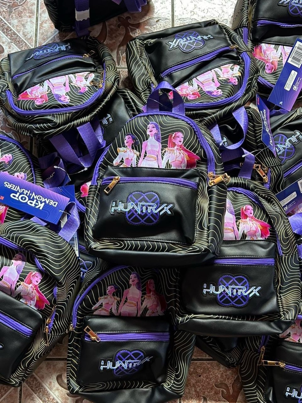 Kpop Demon Hunters Huntrix Graphic Mini Backpack NEW WITH TAGS